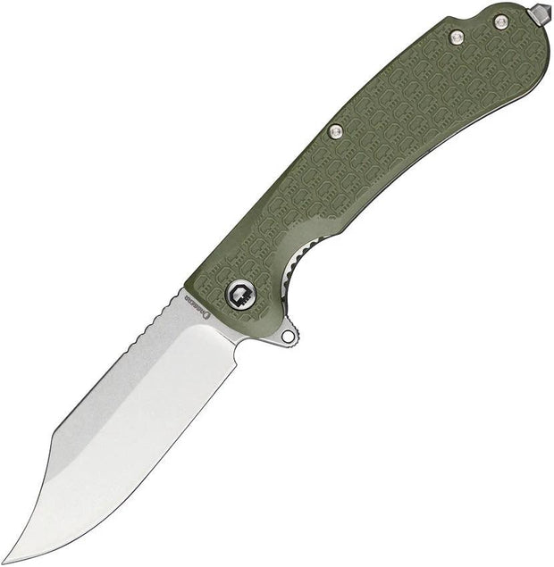 Daggerr Knives Powie Linerlock OD Green PWFRNOLSW by Daggerr Knives
