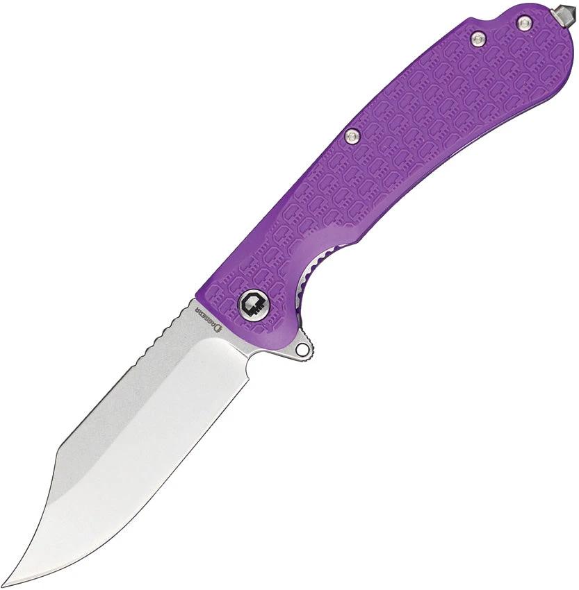 Daggerr Knives Powie Linerlock Purple PWFRNPRPSW by Daggerr Knives