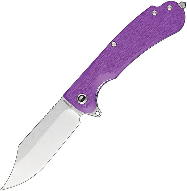 Daggerr Knives Powie Linerlock Purple PWFRNPRPSW by Daggerr Knives