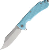 Daggerr Knives Powie Linerlock Light Blue PWFRNTFNSW by Daggerr Knives