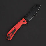 Daggerr Knives Rhino Linerlock Orange - Textured FRN Handle, 3.5in 8Cr14MoV Blade, Glass Breaker by Daggerr Knives