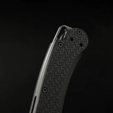 Daggerr Knives Toothpick Linerlock - Black Stonewash 8Cr14MoV Clip Point With FRN Handle And Pocket Clip by Daggerr Knives