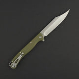 Daggerr Knives Toothpick Linerlock OD Green - Stonewashed 8Cr14MoV Blade, Extended Tang, Pocket Clip by Daggerr Knives