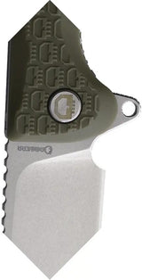 Daggerr Knives Wocket Linerlock Olive WKFRNOLSW 8Cr14MoV Stainless Drop Point Blade Olive FRN Handle Pocket Clip by Daggerr Knives