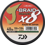 Daiwa J-Braid Grand Line 40/150 Grn JBGD8U40-150DG by Daiwa