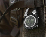 Dakota Mini DigiClip Black - High Contrast LCD 100 Ft Water Resistant Alarm Chronograph Timer Backlit Display by Dakota