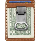 Dakota Money Clip Wallet 91329 - Leather Multi-Pocket Card Wallet With Bottle Opener And Built-In Tools by Dakota