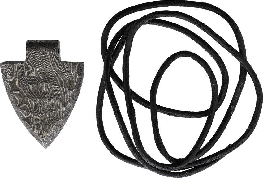 Damascus Damascus Arrowhead Pendant DM026 WE-5-026 by Damascus