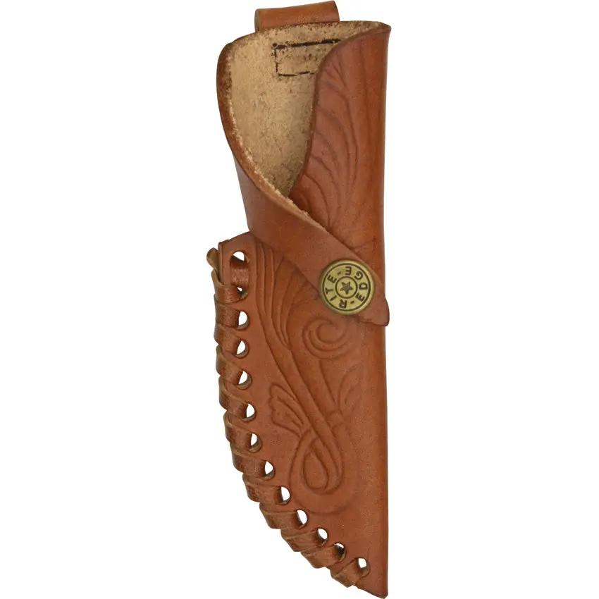 Buck Knives Damascus Spike Knife DM1026 - 8 Inch Damascus Blade With Stag Tip Handle And Brass Guard by Damascus