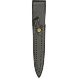 Damascus Commando Dagger DM-1031 - 13.25in Overall, 7.75in Double Edge Damascus Blade, Stag Handle With Brass Guard by Damascus