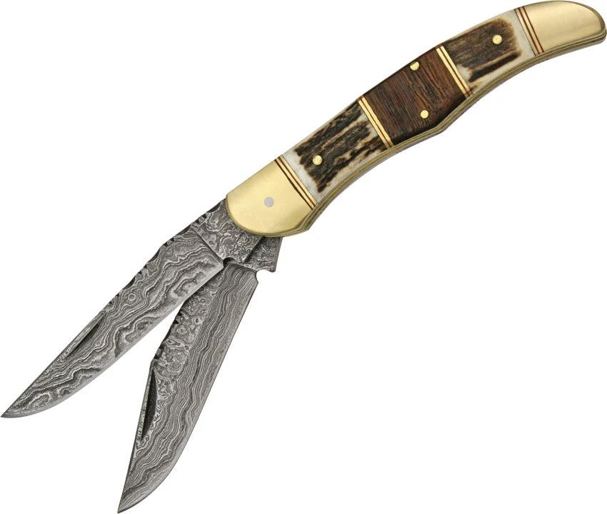 Damascus Filework Folding Hunter DM-1041 by Damascus