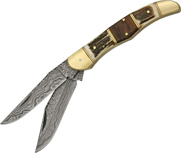 Damascus Filework Folding Hunter DM-1041 by Damascus