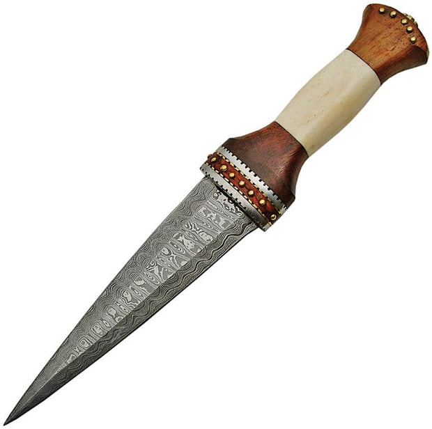 Damascus Dirk Bone Handle DM-1114 by Damascus