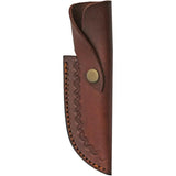 Damascus Celtic Knot Hunter DM-1208 - 9 Inch Overall Knife With Damascus Steel Blade Brown Wood Handle And Brass Guard by Damascus
