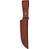Damascus Hunter DM-1230 Knife - 4 Inch Damascus Blade Full Tang Blue Pearl Turquoise Handle by Damascus