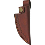 Damascus Hunter Turquoise DM-1233BK - 3 Inch Damascus Blade, Full Tang, Lanyard Hole, Leather Belt Sheath by Damascus