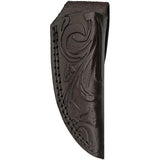 Damascus Fixed Blade DM-1243 Knife - Turquoise Inlay, Wenge Handle, Full Tang, Leather Sheath by Damascus