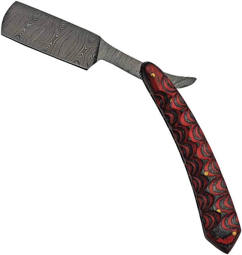 Damascus Razor Folder Red Wood DM-1250 by Damascus