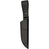 Damascus Marble Skinner Knife - 3.25 Inch Damascus Blade With Black And White Resin Handle by Damascus