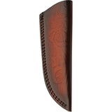 Damascus Texas Pride Fixed Blade Knife - 8 Inch Overall, Full Tang, Red White And Blue Handle by Damascus