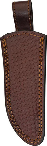 Damascus Forge Fixed Blade Wood DM-1288 - Full Tang Damascus Blade With Sculpted Wood Handle by Damascus