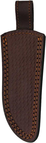 Damascus Forge Fixed Blade Wood DM-1289 - 8 Inch Overall Length With Clip Point Blade And Wood Handle by Damascus