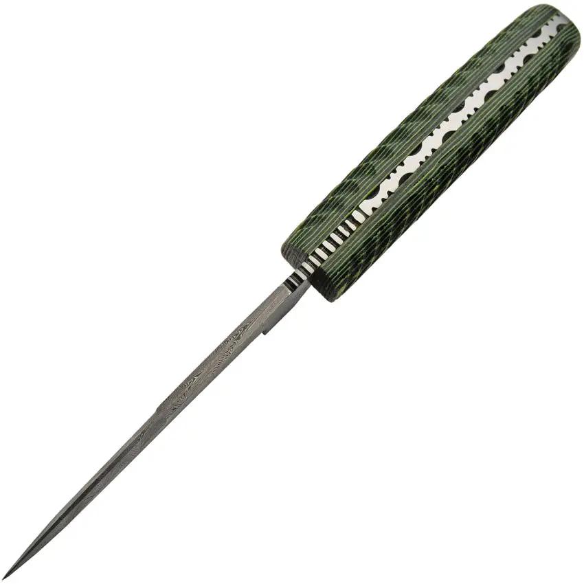 Damascus Tree Ridge Hunter DM-1309 - Full Tang Damascus Blade With Micarta Handle And Lanyard Hole by Damascus