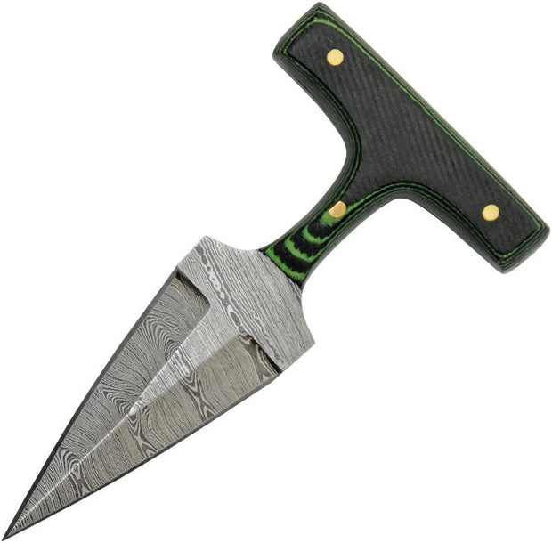 Damascus Push Dagger Micarta Green DM-1317GN by Damascus