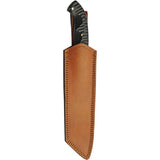 Damascus Slate Hunter Machete - 7.75 Inch Full Tang Damascus Blade With Micarta Handle by Damascus