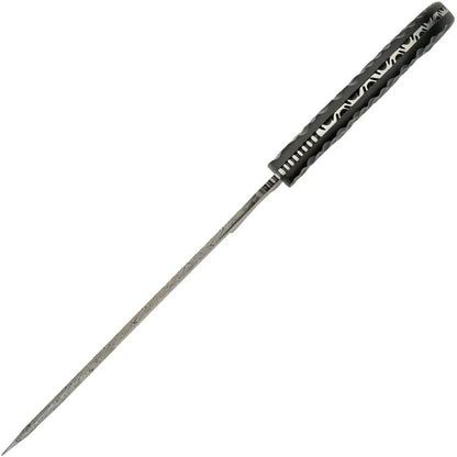 Damascus Slate Hunter Machete - 7.75 Inch Full Tang Damascus Blade With Micarta Handle by Damascus