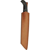Damascus Great Slate Machete DM-1323 - 9-Inch Damascus Steel Tanto Blade With Full Tang And Black Micarta Handle by Damascus