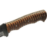 Noble Forge Damascus Golden Yellow Skinner DM-1331 - Full Tang Pakkawood Handle With Damascus Steel Blade by Damascus