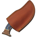 Damascus Small Hunter Blue DM-1333BL - 8 Inch Overall, 3.5-Inch Damascus Steel Curved Blade, Full Tang by Damascus