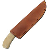 Damascus Hunter DM-1337 - 4.5 Inch Damascus Steel Blade Full Tang With Brass Bolster by Damascus