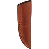 Damascus Autumn Hunter DM-1340 - Full Tang 3 Inch Damascus Blade With Smooth Bone Handle And Leather Sheath by Damascus