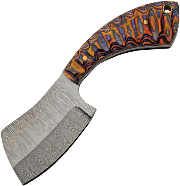 Damascus Small Cleaver Sunrise DM-1341 by Damascus