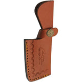 Damascus Sunrise Small Cleaver DM-1341 - 3 Inch Damascus Steel Blade, Full Tang Robust by Damascus