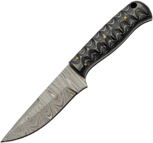 Damascus Grooved Fixed Blade DM-1360 by Damascus