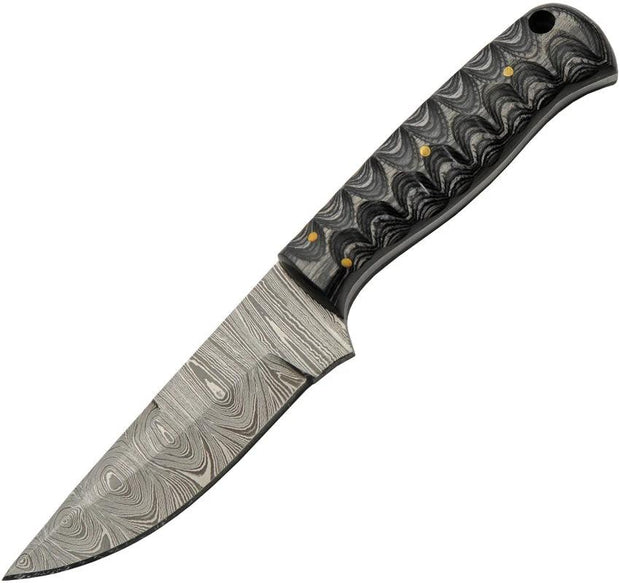 Damascus Grooved Fixed Blade DM-1360 by Damascus