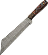 Damascus Seax Fixed Blade Red DM-1368RD by Damascus