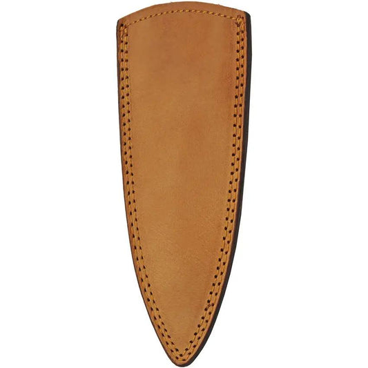 Damascus Fixed Blade DM-1371BL - Full Tang With Blue And Black Sculpted Wood Handle And Leather Sheath by Damascus