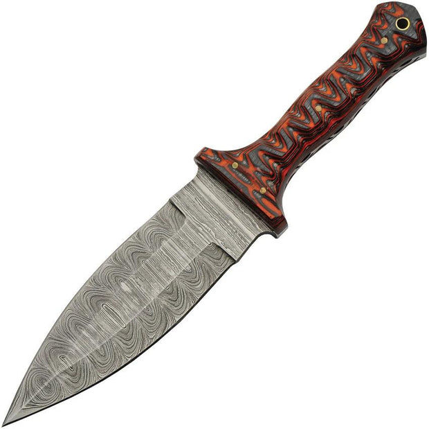 Damascus Fixed Blade Red DM-1371RD by Damascus