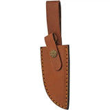Damascus Skinner Admirals Blue DM-1372 - 9 Inch Full Tang Knife With Damascus Blade And Bone Handle by Damascus