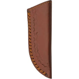 Damascus Boy's Skinner Wood DM-1377BL - Damascus Steel Blade, Full Tang, Black Blue Wood Handle, Leather Belt Sheath by Damascus