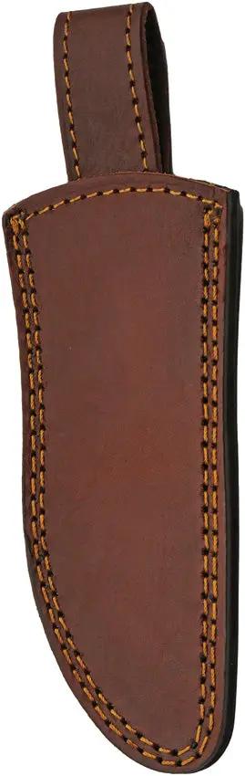 Damascus Admiral Fixed Blade Bone Red DM-1394RD - Damascus Steel Clip Point Blade With Natural Bone Handle by Damascus