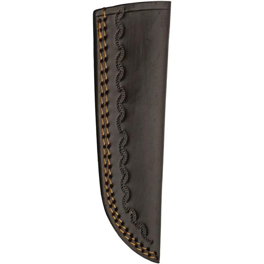 Damascus Eld Stag Hunter DM-1400 - 9 Inch Damascus Clip Point Knife With Stag Bone And Buffalo Horn Handle by Damascus
