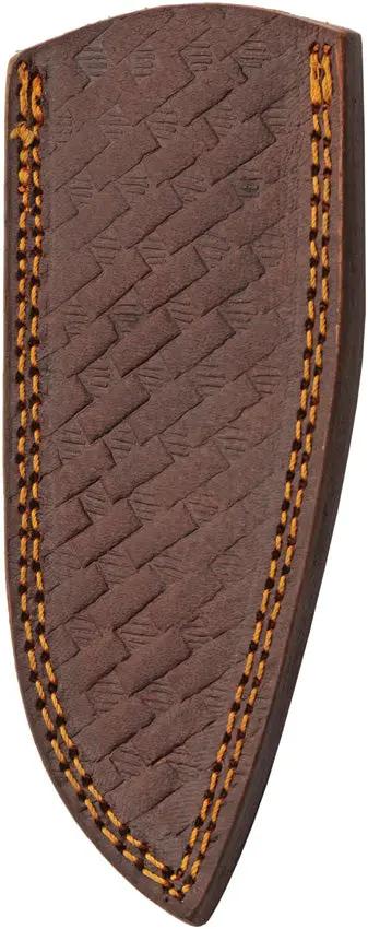 Hammerhead Damascus Hunter DM-1403 - 9 Inch Full Tang Damascus Blade With Lanyard Hole And Leather Belt Sheath by Damascus