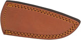 Damascus Skinner Bleached Bone Knife - 3 Inch Damascus Steel Blade Full Tang With Leather Sheath by Damascus