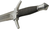 DM Damascus Short Sword - Wire Wrapped Handle With Steel Guard And Pommel, Includes Leather Belt Sheath by Damascus
