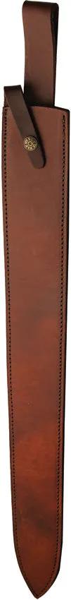 Damascus Medieval Sword DM-5030 - Handforged Damascus Blade, Leather Wrapped Grip, Brass Guard by Damascus